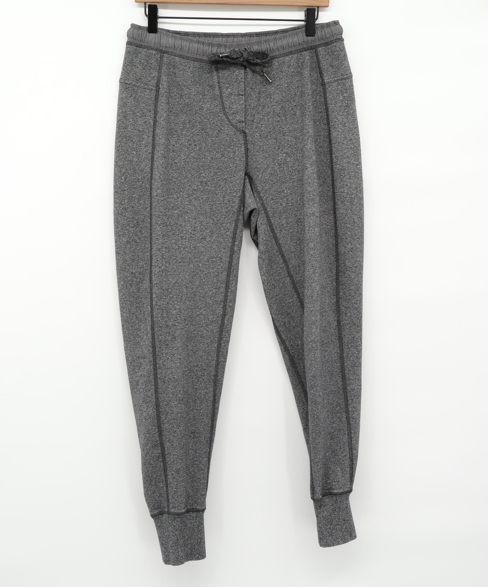 Lululemon Sz 10 Cool & Collected Joggers 30" Inseam Heathered Speckled Grey